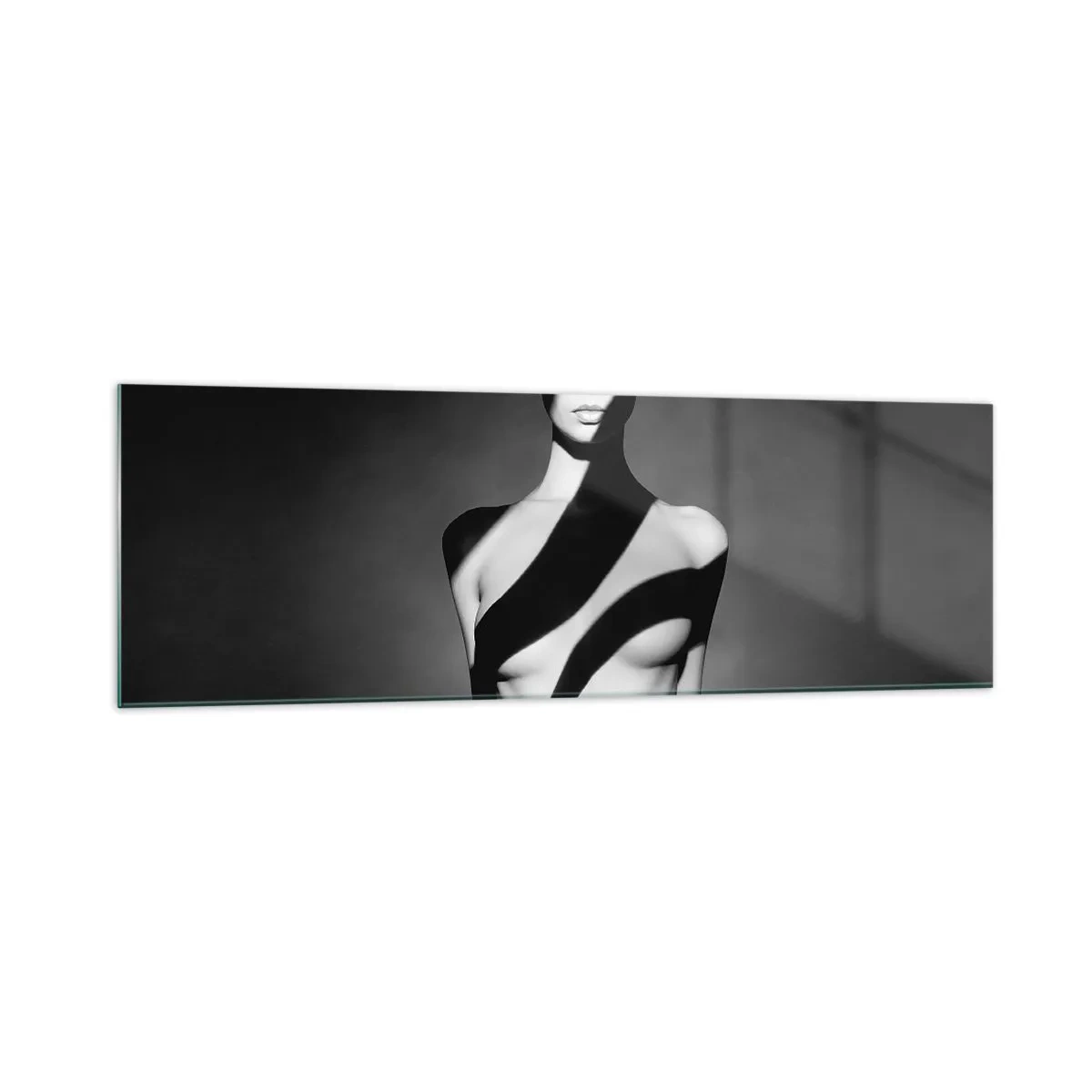 Glastavla - Bild på glas - I skenet och i skuggan - 160x50 cm