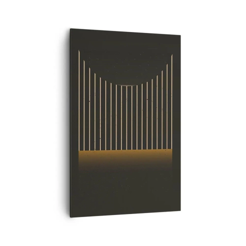 Canvastavla - Bild på duk - Utforska mörkret - 80x120 cm
