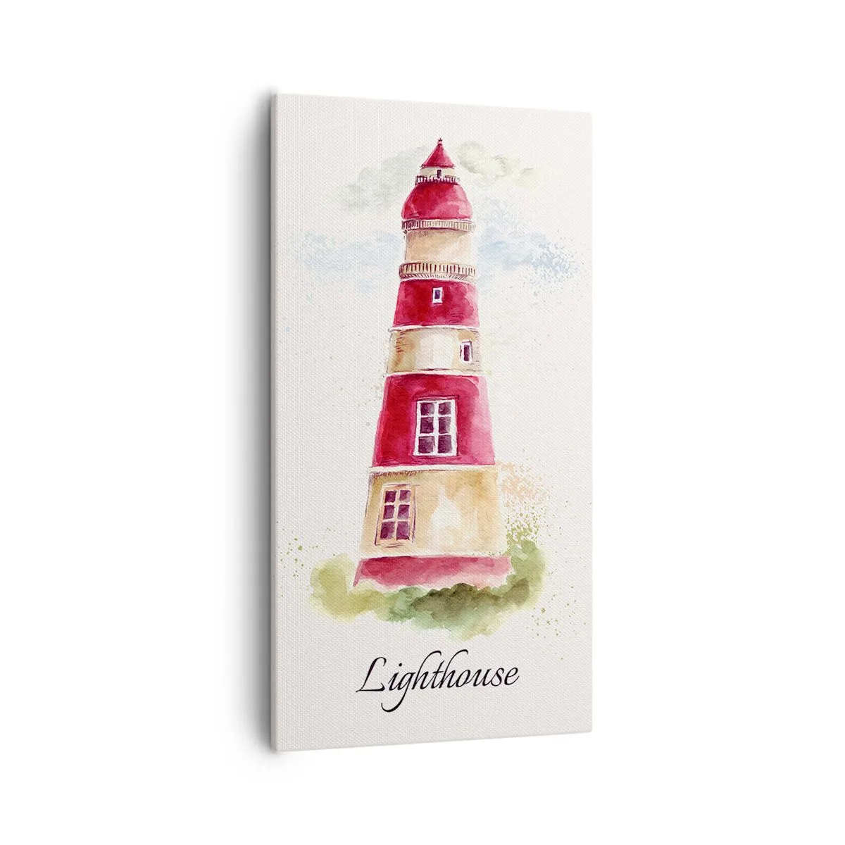 Canvastavla - Bild på duk - Det är alltid något väder - 55x100 cm