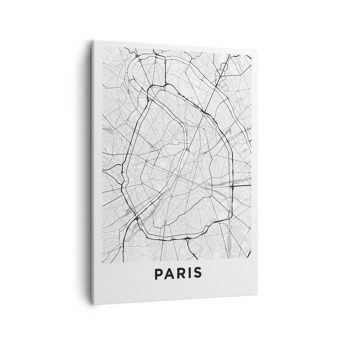 Canvastavla - Bild på duk - Paris blomma - 50x70 cm