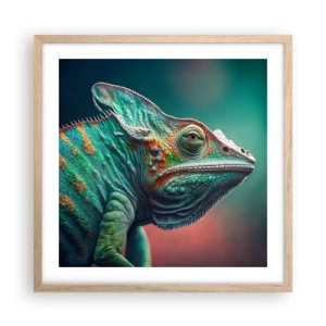 Affisch i ram av ljusek - Ser du mig? Inte bra… - 50x50 cm