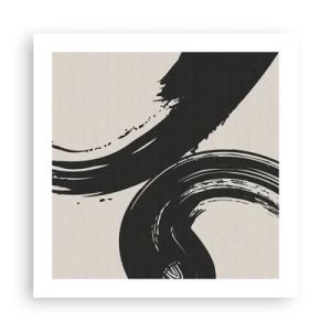 Affisch - Svepande och cirkulärt - 50x50 cm