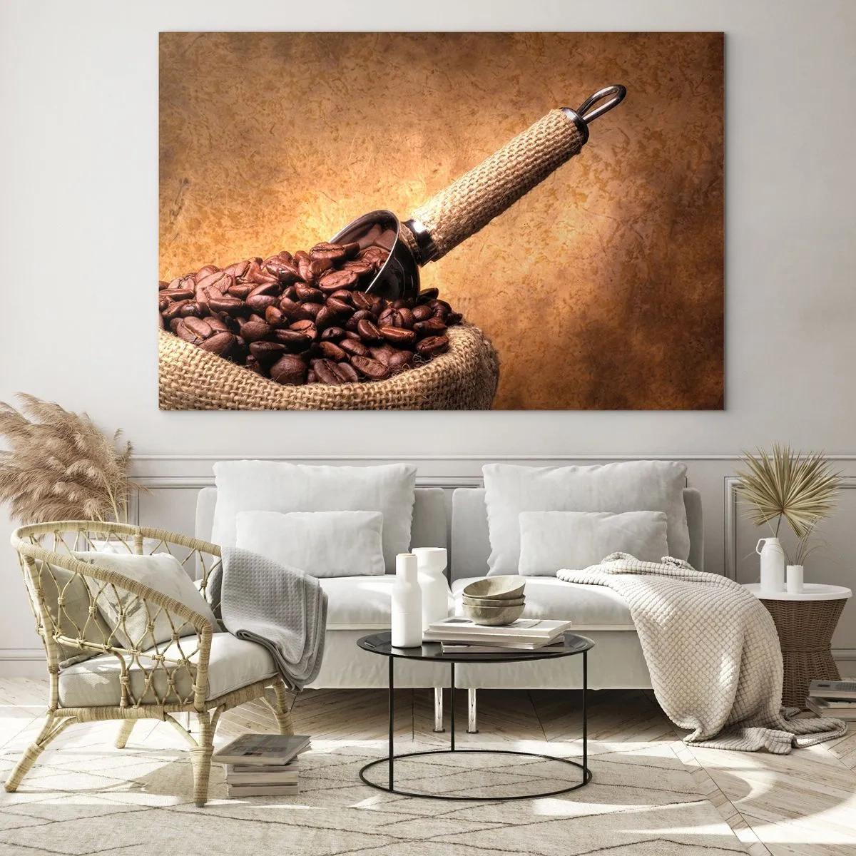 Glastavla - Bild på glas - I smakens källor - 100x70 cm