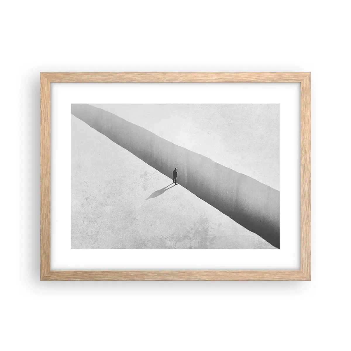 Affisch i ram av ljusek - Tydligt mål - 40x30 cm