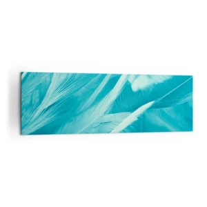 Canvastavla - Bild på duk - Drunkna i dun - 160x50 cm