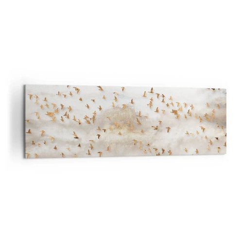 Canvastavla - Bild på duk - Det är dags... - 160x50 cm