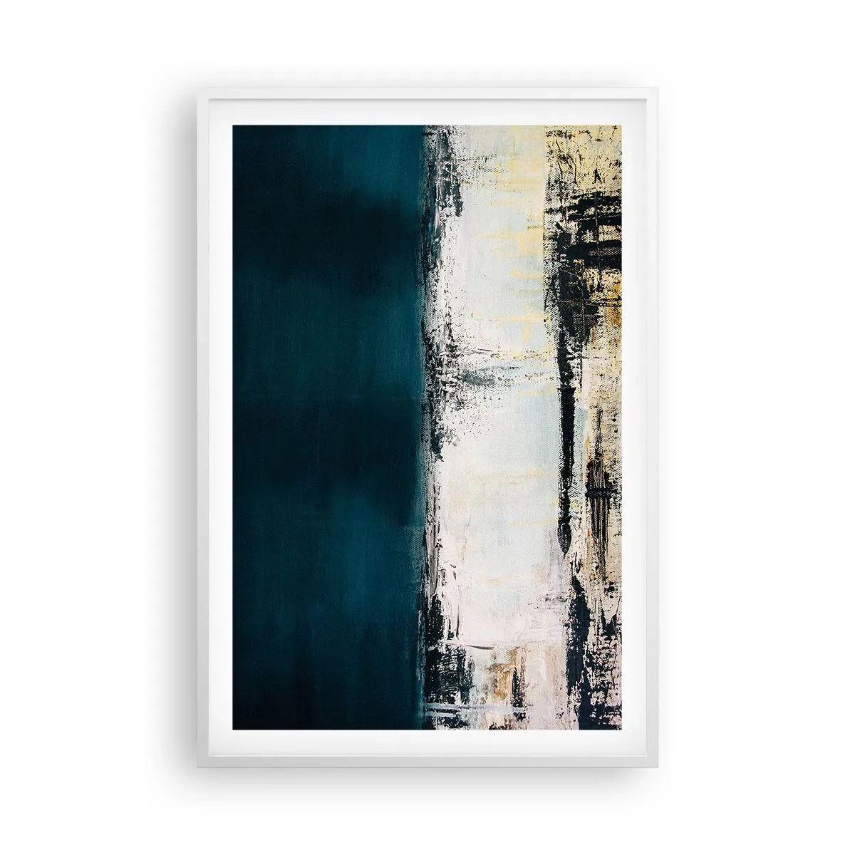 Affisch i vit ram - Horisontell komposition - 61x91 cm
