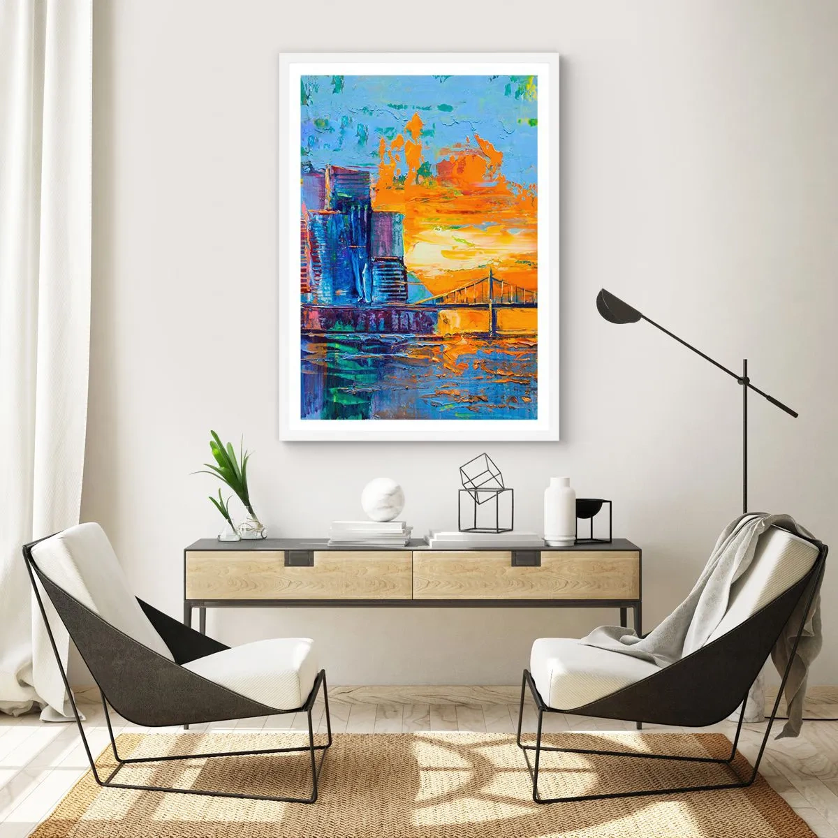 Affisch i vit ram - Kultur och natur - 61x91 cm