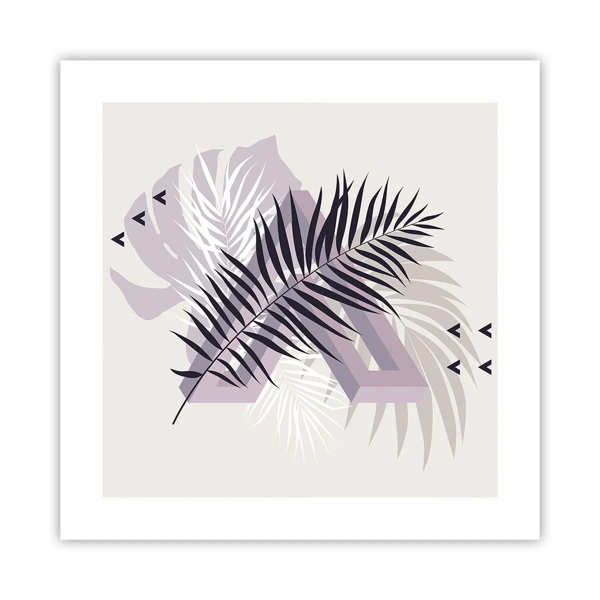 Affisch - Skuggans skugga - 40x40 cm