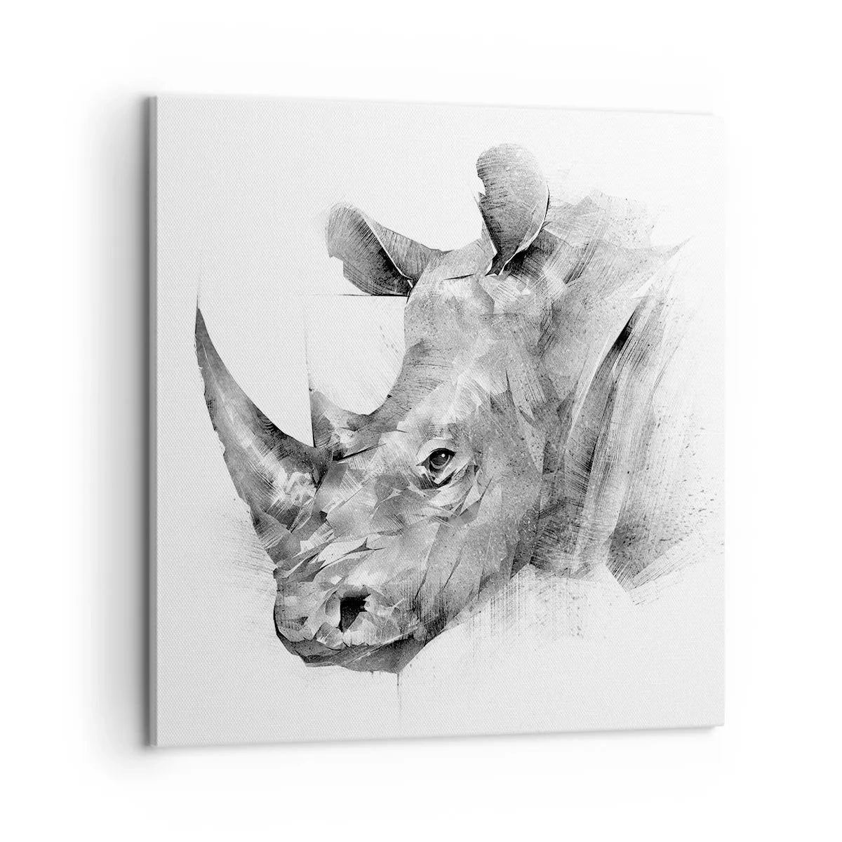 Canvastavla - Bild på duk - Afrikansk porträtt - 60x60 cm