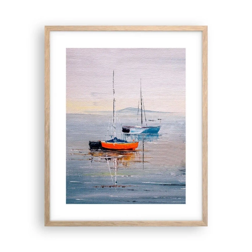 Affisch i ram av ljusek - En välförtjänt vila - 40x50 cm