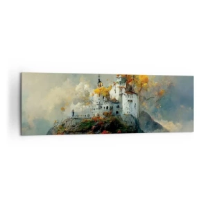 Canvastavla - Bild på duk - Början på en romantisk historia - 160x50 cm