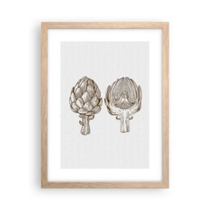 Affisch i ram av ljusek - Anatomilektion - 30x40 cm