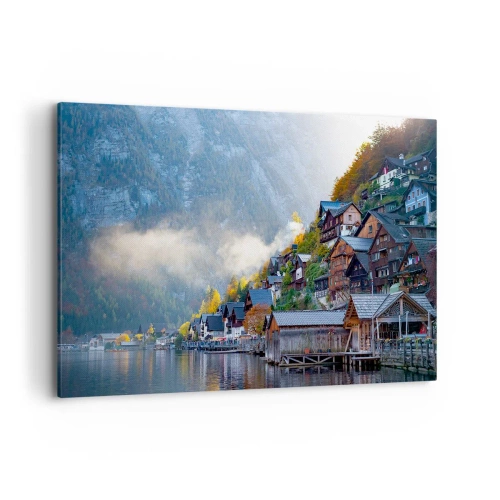 Canvastavla - Bild på duk - Alpina klimat - 120x80 cm