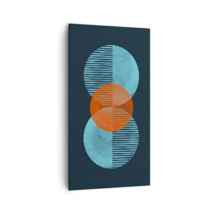 Canvastavla - Bild på duk - Symmetrisk komposition - 55x100 cm