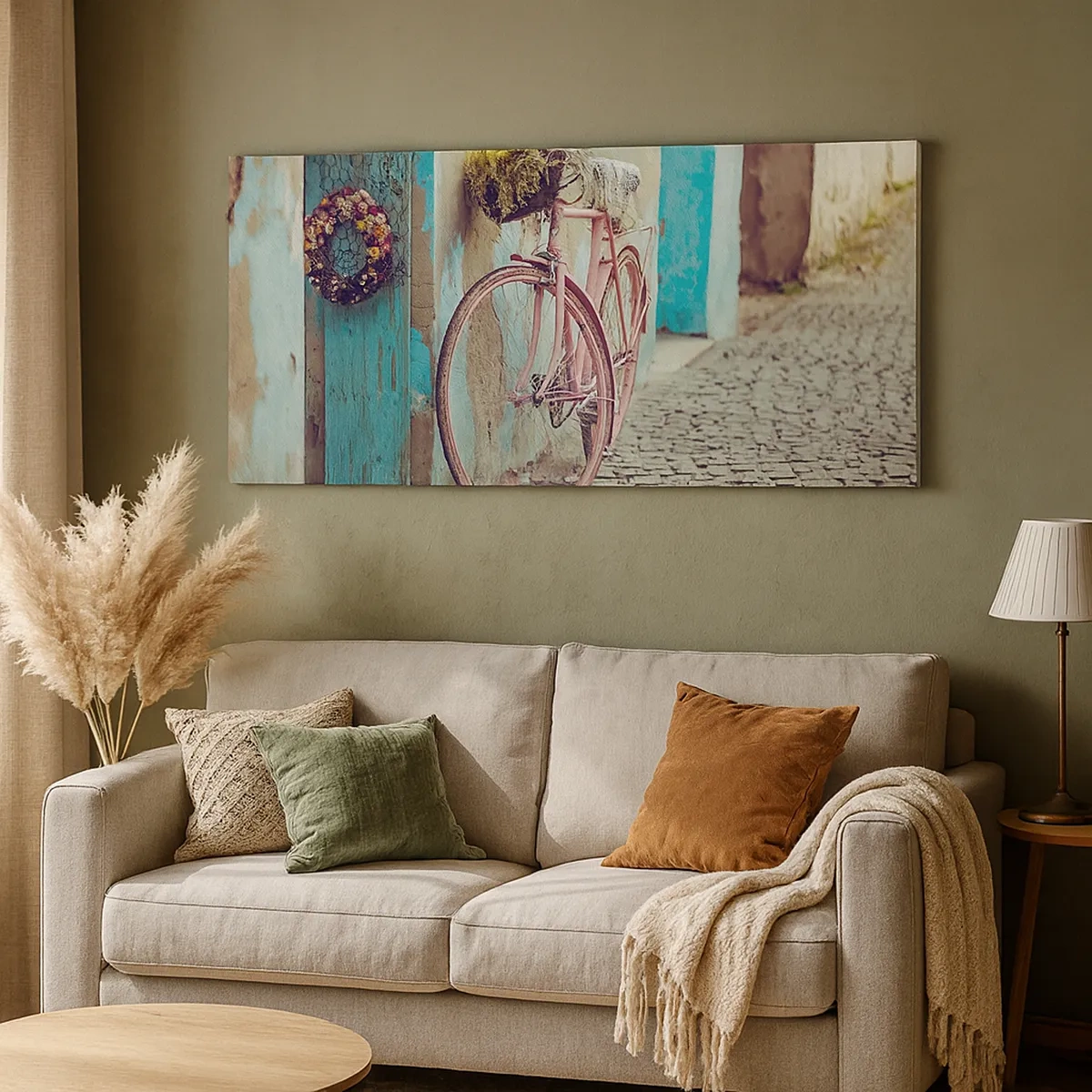 Canvastavla - Bild på duk - Strax tillbaka - 30x30 cm