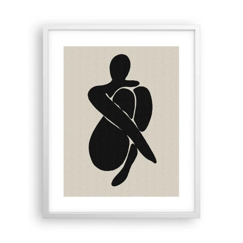 Affisch i vit ram - I min egen famn - 40x50 cm