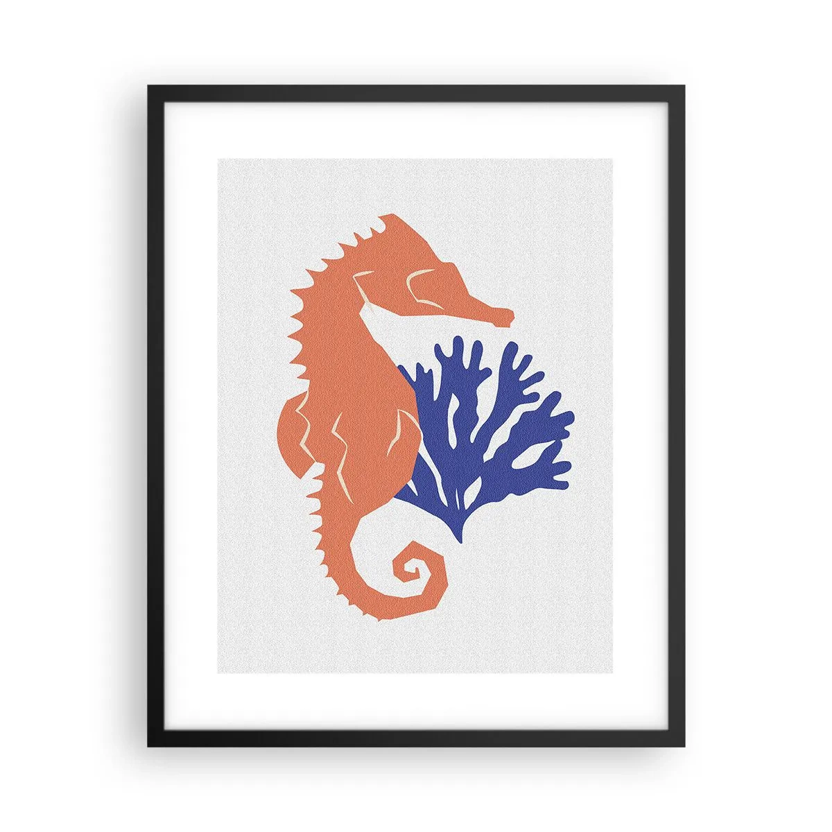 Affisch i svart ram - På en äng under vattnet - 40x50 cm