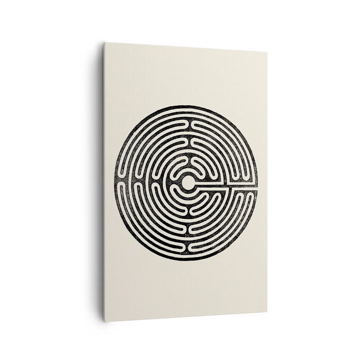 Canvastavla - Bild på duk - Mystisk ordning - 80x120 cm