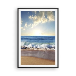 Affisch i svart ram - Rörlighet och orörlighet samtidigt - 61x91 cm