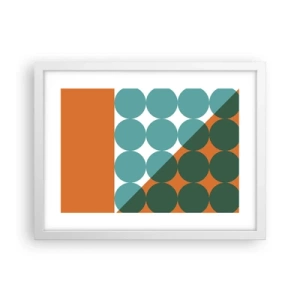 Affisch i vit ram - Uppåt och på diagonalen - 40x30 cm