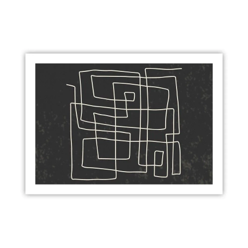 Affisch - Inte så enkelt - 70x50 cm