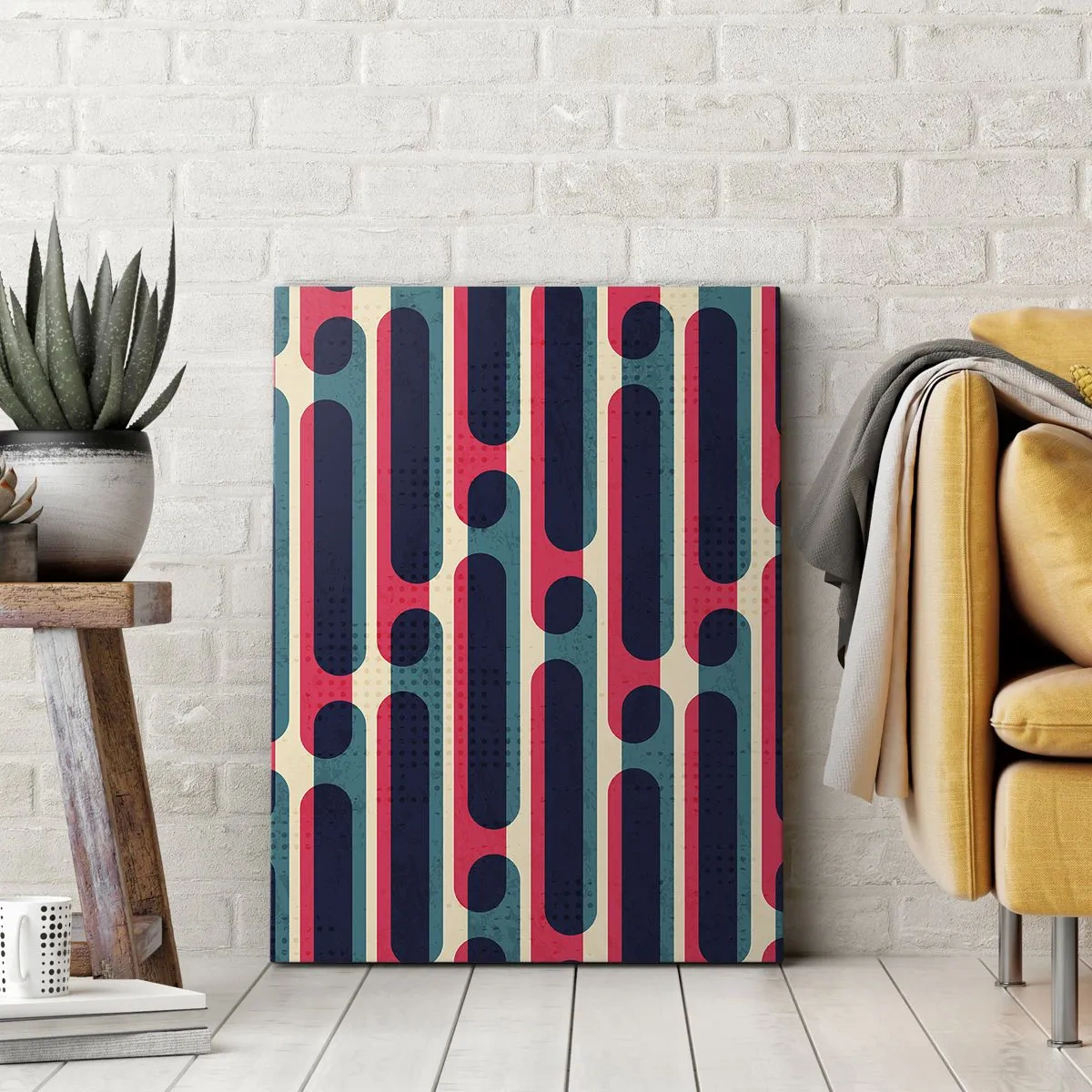 Canvastavla - Bild på duk - In och framåt - 50x70 cm