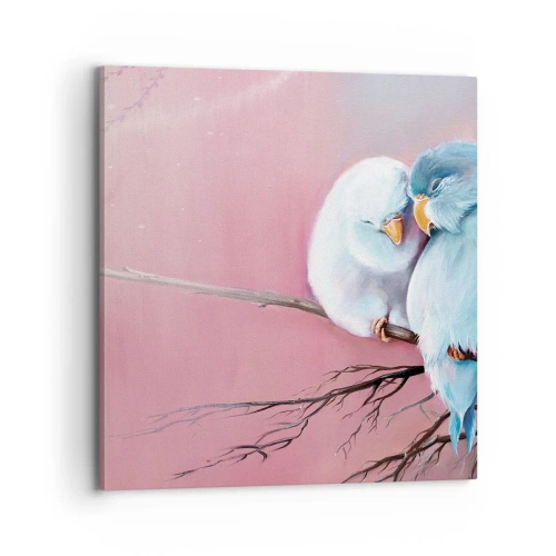 Canvastavla - Bild på duk - Lägga till något?… - 70x70 cm