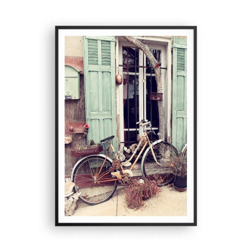 Affisch i svart ram - Länge leve provinsen - 70x100 cm