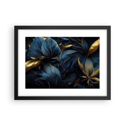 Affisch i svart ram - Fodrad med guld - 40x30 cm