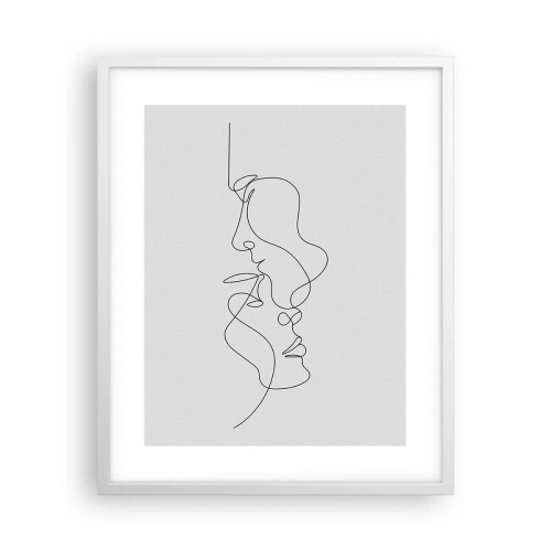 Affisch i vit ram - Sentimentala lustens glöd - 40x50 cm