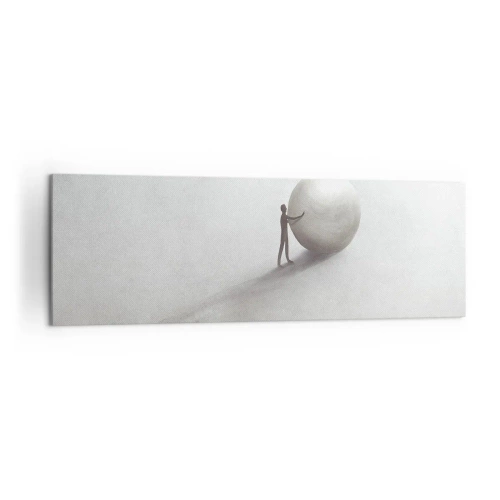 Canvastavla - Bild på duk - Livets spel - 160x50 cm