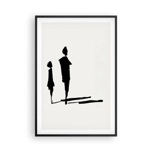 Affisch i svart ram - Säkert tillsammans? - 61x91 cm