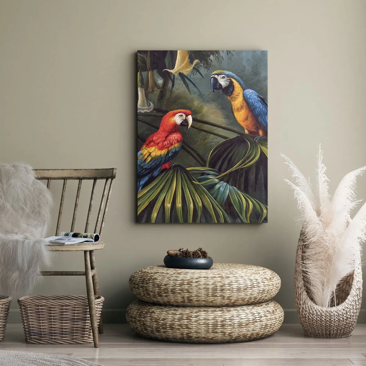 Canvastavla - Bild på duk - Romantiken i tropikerna - 50x70 cm