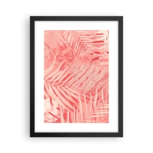 Affisch i svart ram - Rosa koncept - 30x40 cm