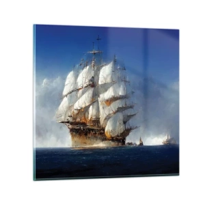 Glastavla - Bild på glas - The great glory! - 30x30 cm