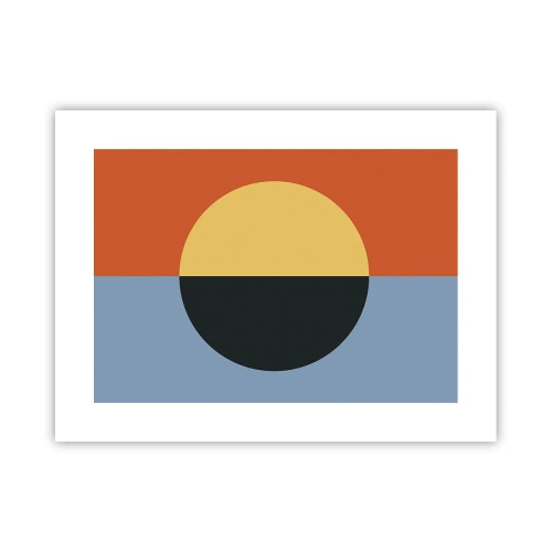 Affisch - Komposition av värme och kyla - 40x30 cm