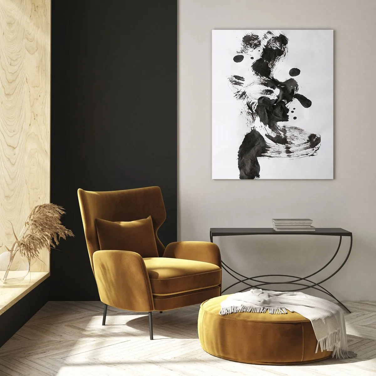 Glastavla - Bild på glas - En metod i galenskap? - 70x100 cm