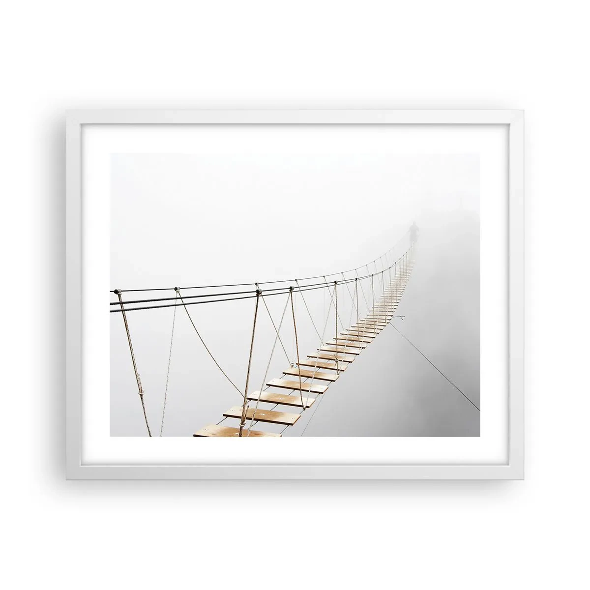 Affisch i vit ram - Vart leder den dig? - 50x40 cm