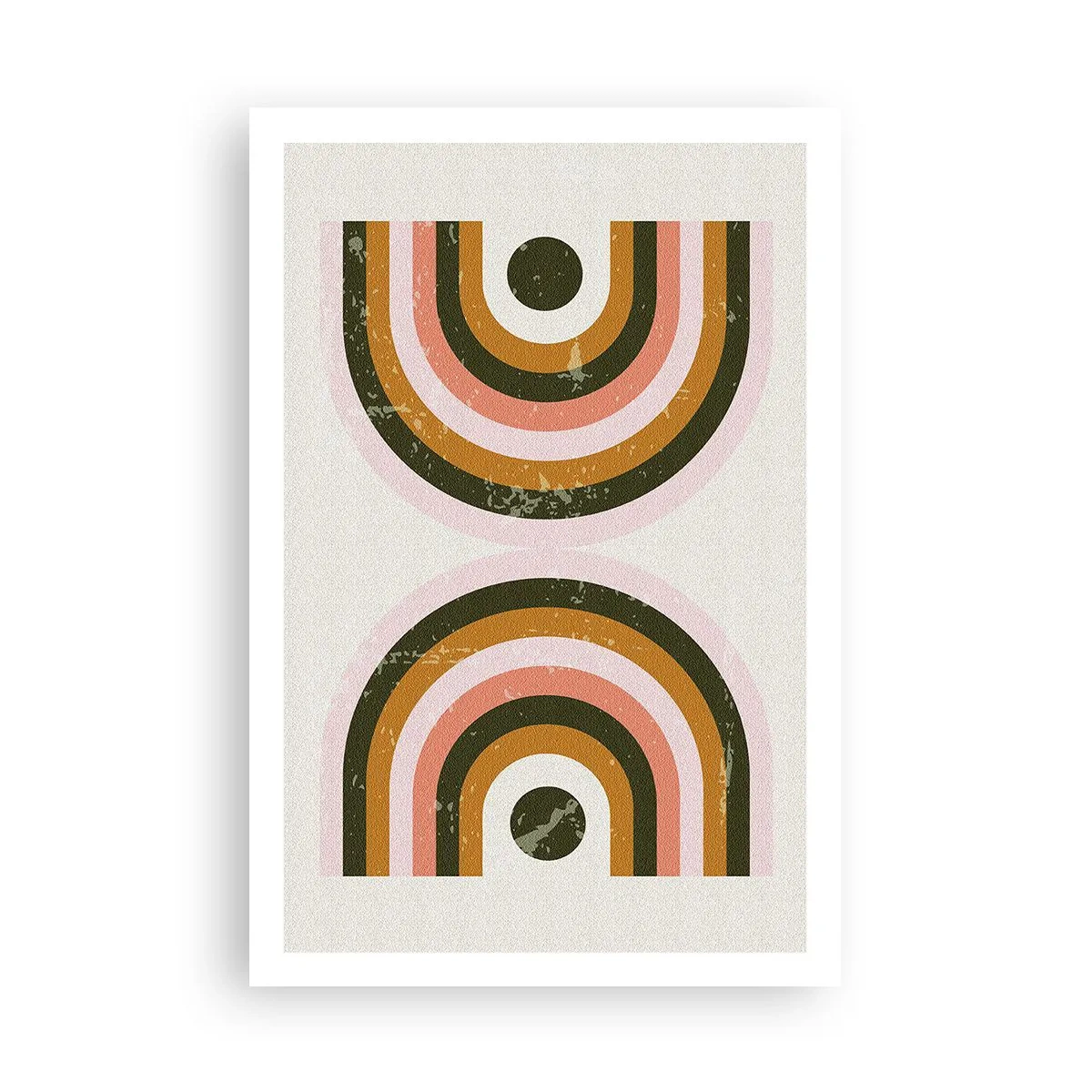 Affisch - Tvillingabstraktion - 61x91 cm