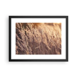 Affisch i svart ram - Redo att välkomna hösten - 40x30 cm