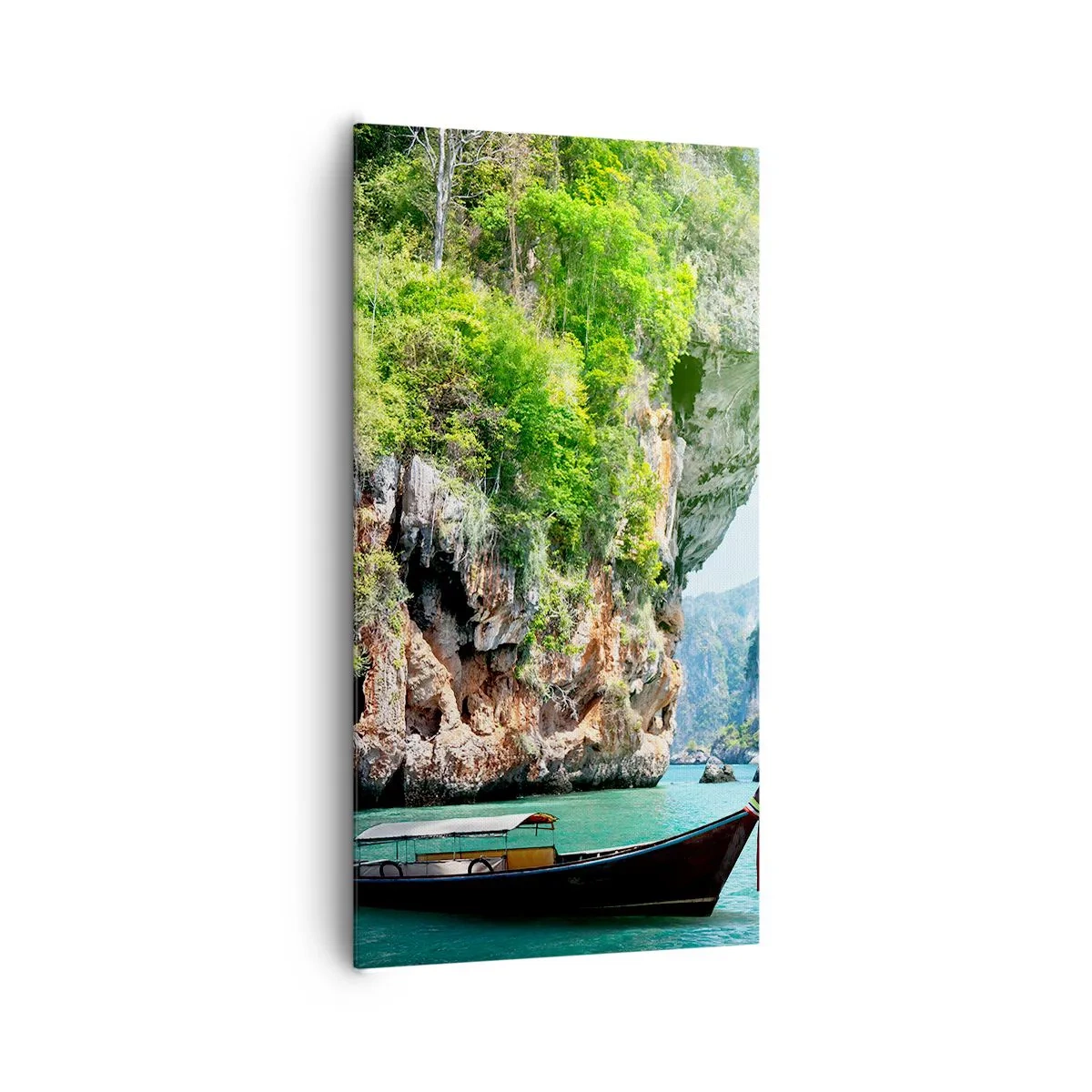 Canvastavla - Bild på duk - Inbjudan till exotisk resa - 65x120 cm