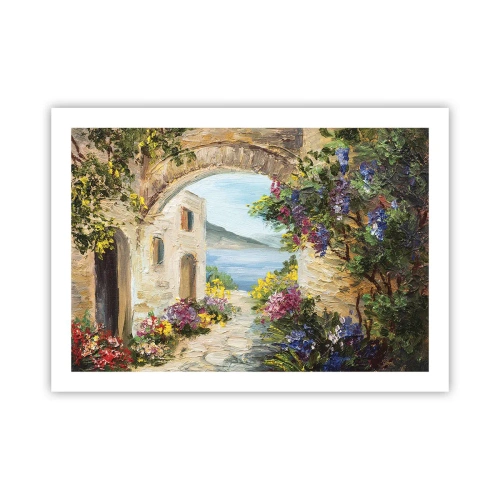 Affisch - Kustprovinsens charm - 70x50 cm