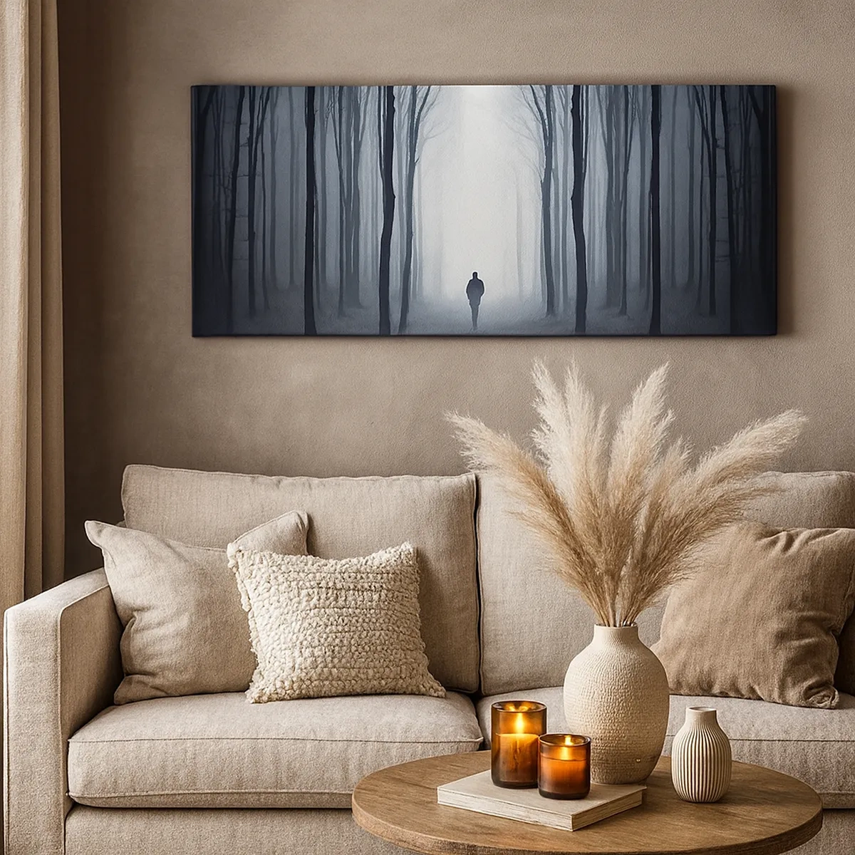 Canvastavla - Bild på duk - Och allt är enkelt och klart - 30x30 cm