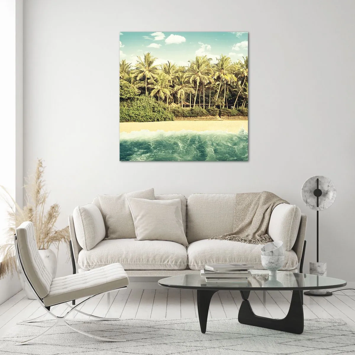 Glastavla - Bild på glas - Kanske här? - 60x60 cm