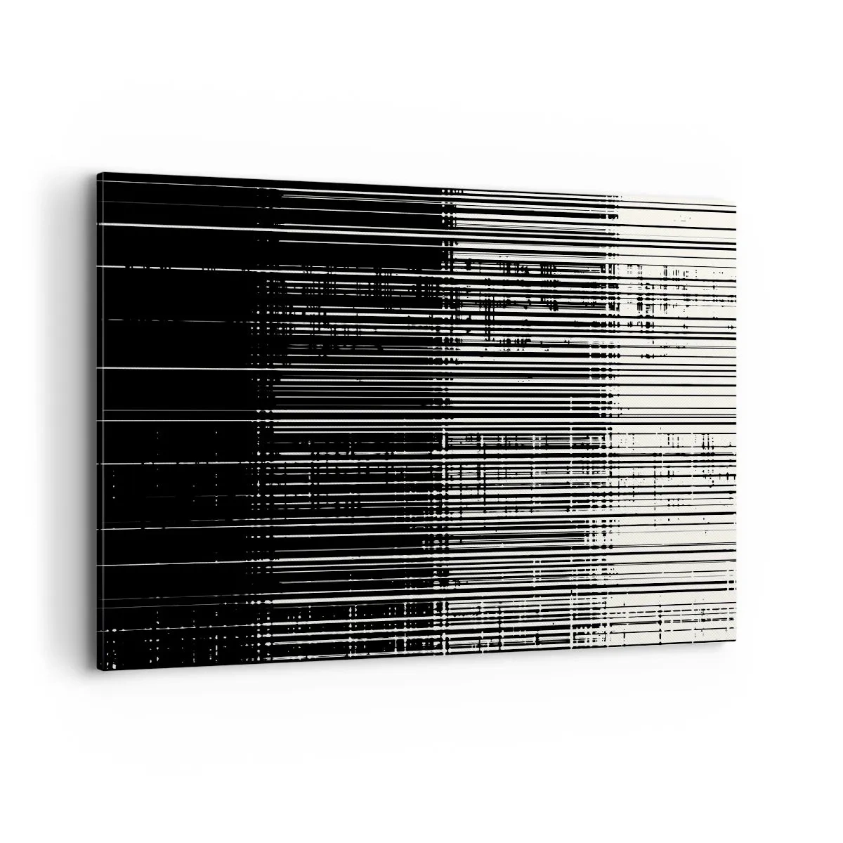 Canvastavla - Bild på duk - Vågor och vibrationer - 100x70 cm