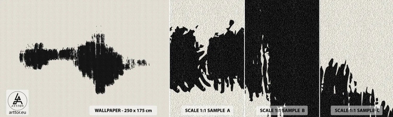 Fototapet Prov Standard Eco - Fantasins vibrationer - Samtida, Abstraktion, skandinavisk - 100x30 cm