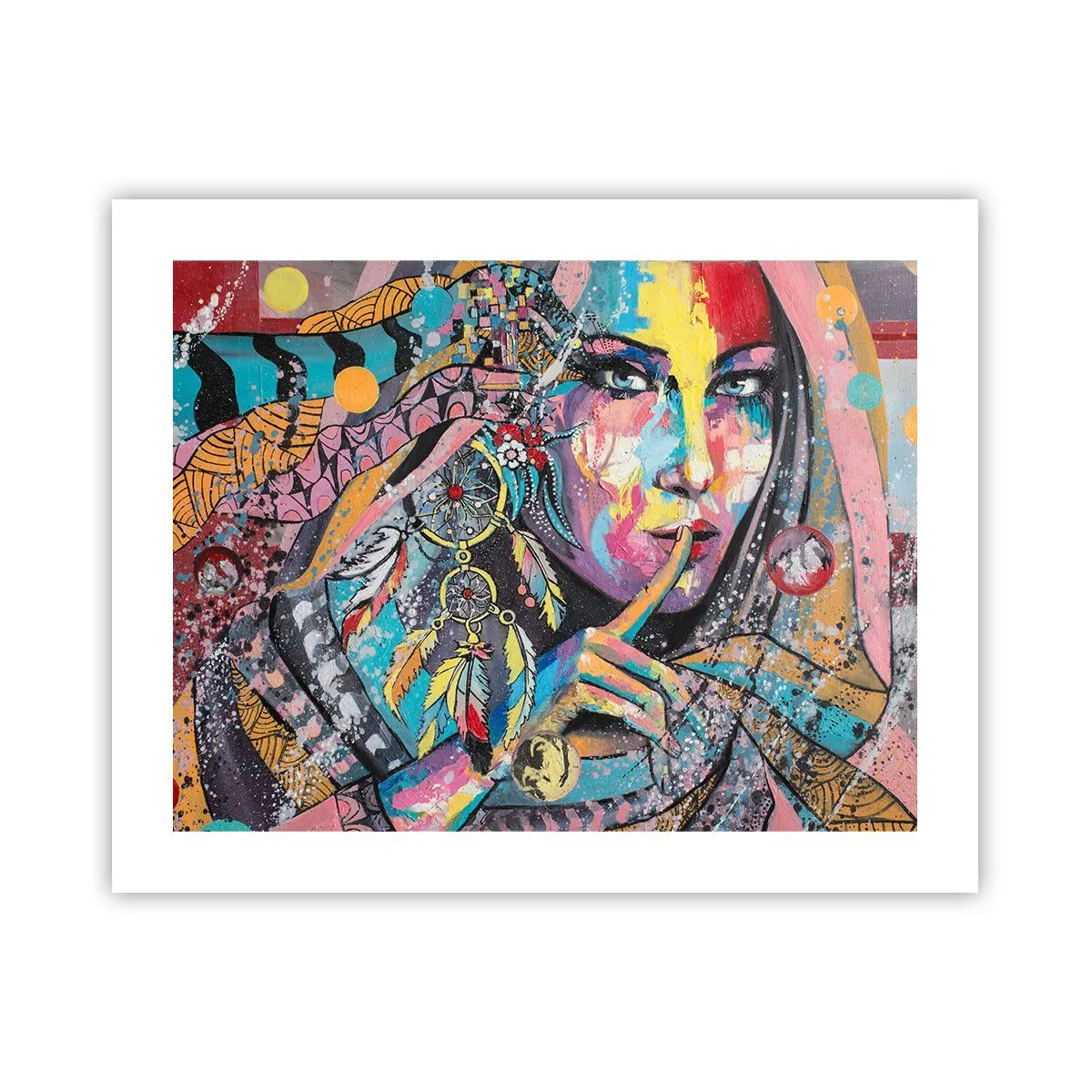 Affisch - Var tyst tills du förstår - 50x40 cm