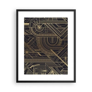 Affisch i svart ram - Koncept, idéer, planer - 40x50 cm