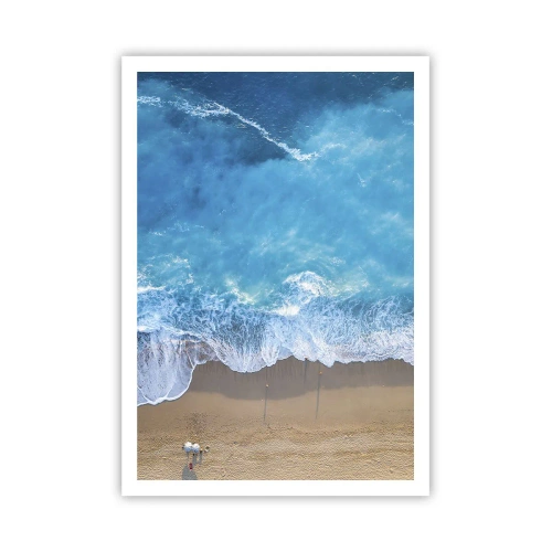 Affisch - Blå styrka - 70x100 cm